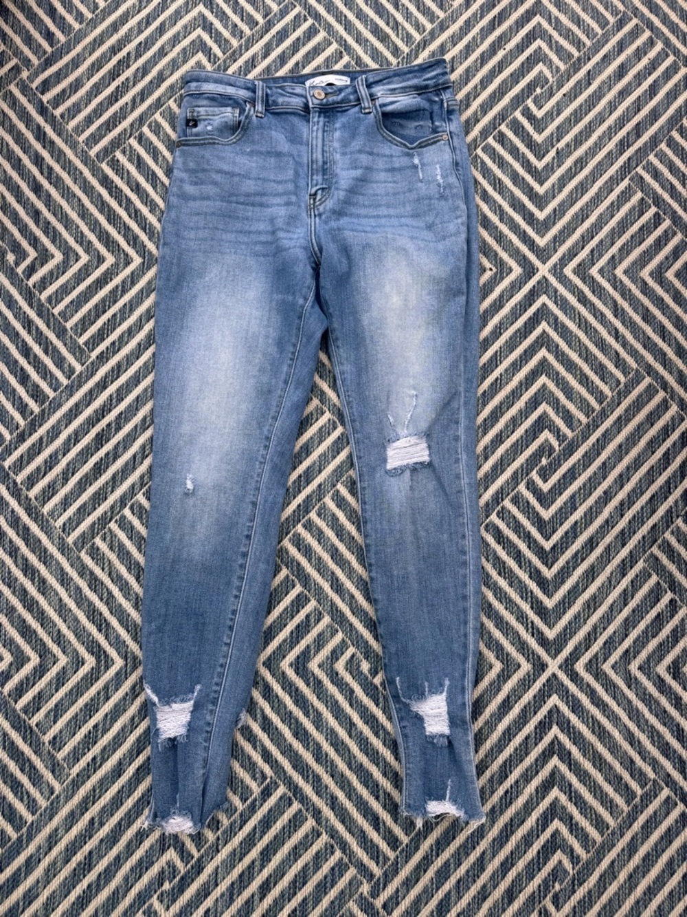 KanCan Light Blue Ripped Skinny Jeans